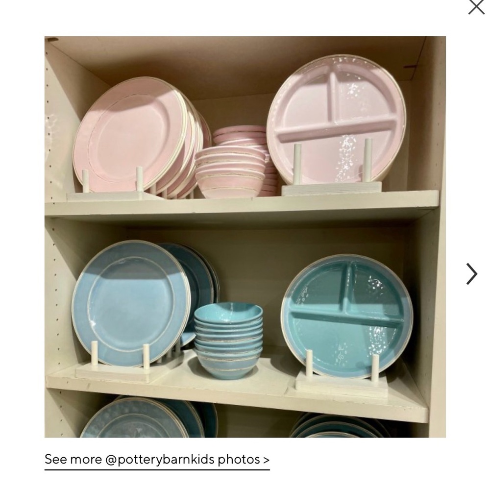 NWT Pottery Barn Kids melamine plates SOLD OUT (4)